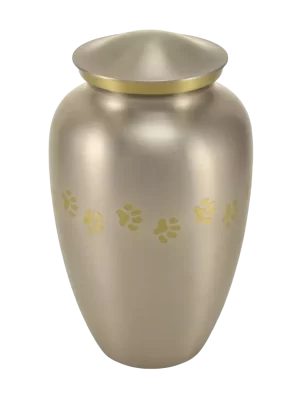 Classic Paws Pewter Pet Urn